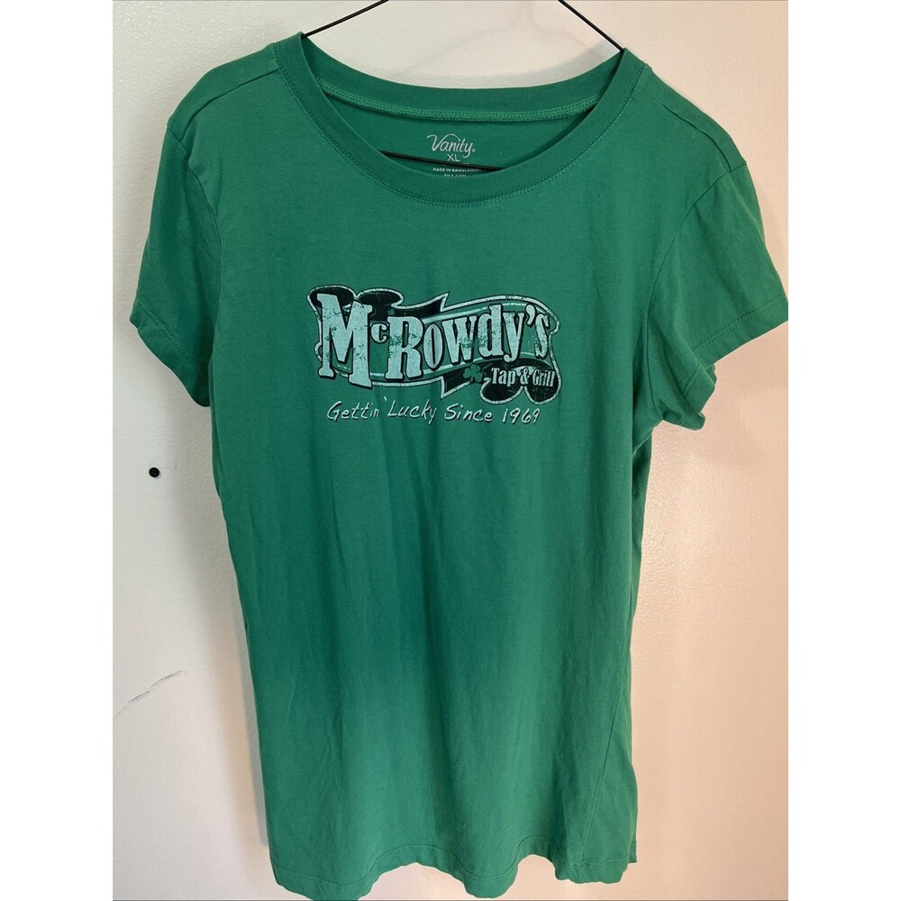 Womenโs Vanity Tshirtโ Xl McRowdyโs Tap & Grill